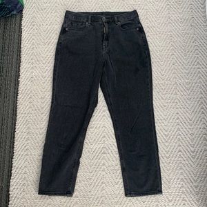 Black American Eagle Mom Jeans